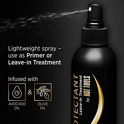 Hot Tools Hair Heat Protectant Leave-in Treatment Spray, 8 Ounce