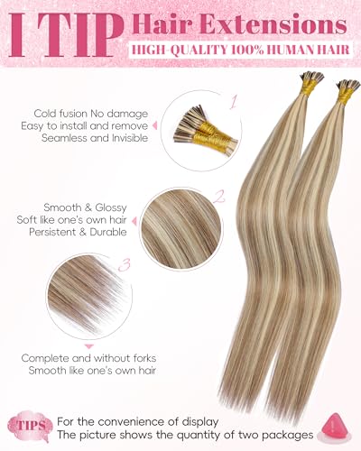 Remy Human Hair Extensions 14 Inch #7/60 Chocolate Brown to Caramel Blonde Silky Straight - 30g / Variation of THIS listing