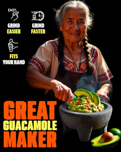 Mexican Molcajete Set with Volcanic Rock Mortar & Pestle – Oven Safe & Authentic