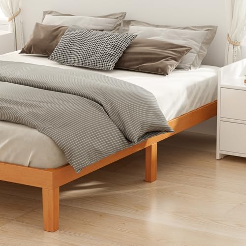 12 Inch Queen Bed Frame with Underbed Storage - Platform Bed, Modern Design