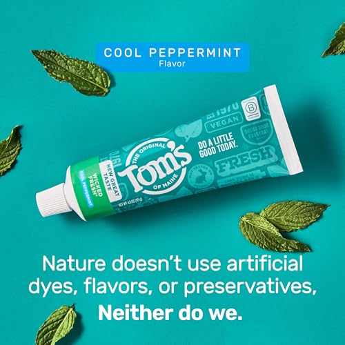 Tom's of Maine Wicked Fresh Fluoride Toothpaste Peppermint 4 oz - Pack of 3