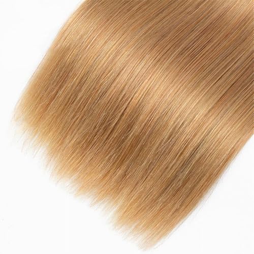 Honey Blonde Straight Hair Extensions - 3 Bundles 20 22 24 Inches - Unprocessed Virgin Human Hair