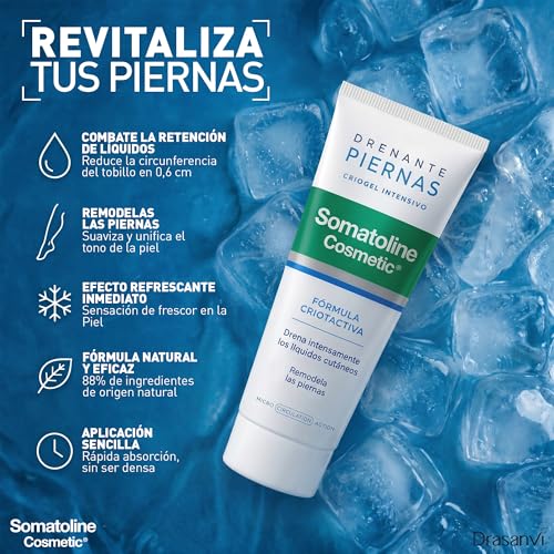 Slimming Leg Gel Treatment - Drains Excess Liquids & Remodels Legs - 6.7 Oz