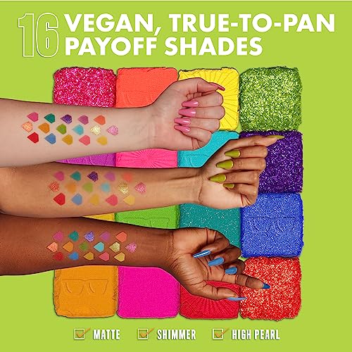 NYX PROFESSIONAL MAKEUP, Ultimate Shadow Palette, Eyeshadow Palette - I Know That's Bright
