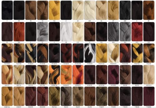 RastAfri AFB Silky Synthetic Braiding Hair Extensions - Black #1 3 Pack