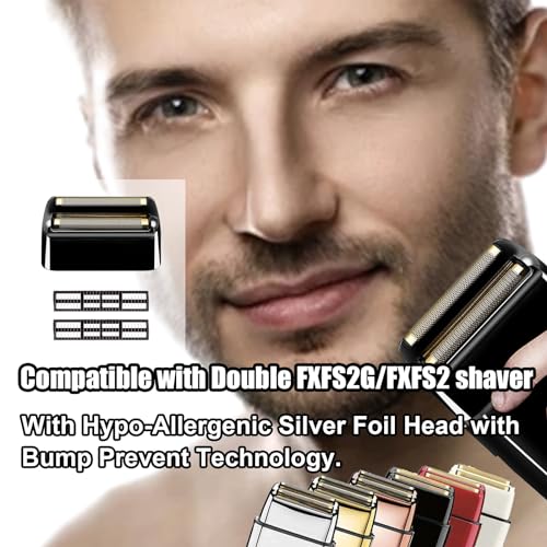 YAZIYIR Back-2PCS Shaver Foil & Cutters Compatible with BaBylissPRO FXFS2G