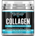 Collagen Cream For Face - Anti Aging Night Women Made In USA Wrinkle With Retinol Hyaluronic Acid Firming & Hydrating Effect Facial Cream, 50 ml