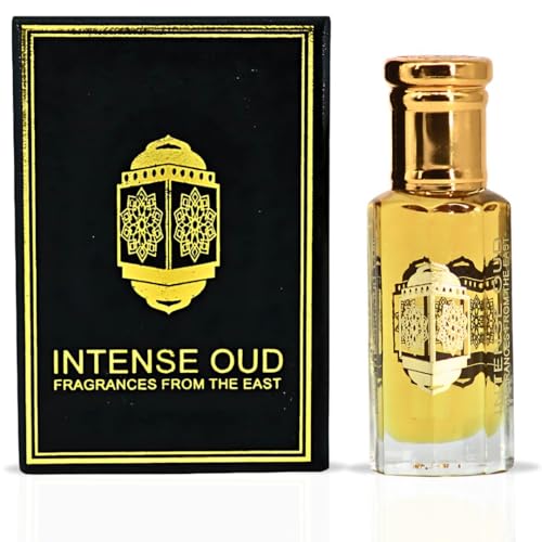 Intense Oud Peach Passion Long Lasting Perfume Oil for Women - 12ML with Floral & Vanilla Notes - Elegant Gift Set - Black Box