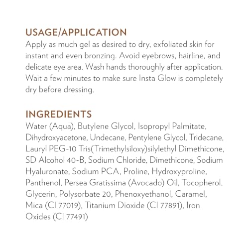 Self Tanner Gel for Face & Body - Natural Sunless Bronze, 4.2 oz