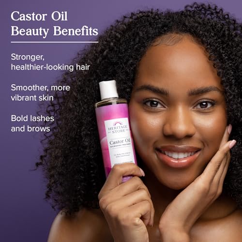 Castor Oil Pack Wrap Kit with Wool Flannel - 32 Fl Oz Vegan & Reusable