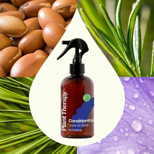 Plant Therapy Conditioning Leave-In Spray 8 oz Smooth, Soften & Detangle, Paraben & Synthetic Fragrance Free