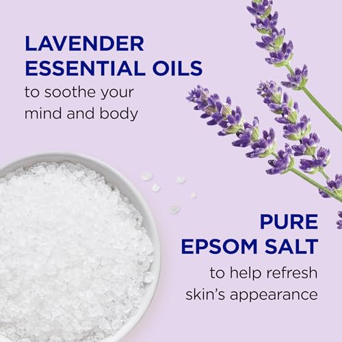 Dr Teal's Sleep Body Lotion, 24-Hour Moisture, with Melatonin, Lavender & Chamomile Essential Oils & Body Wash with Pure Epsom Salt, Soothe & Sleep with Lavender, 24 fl oz (Pack of 2)