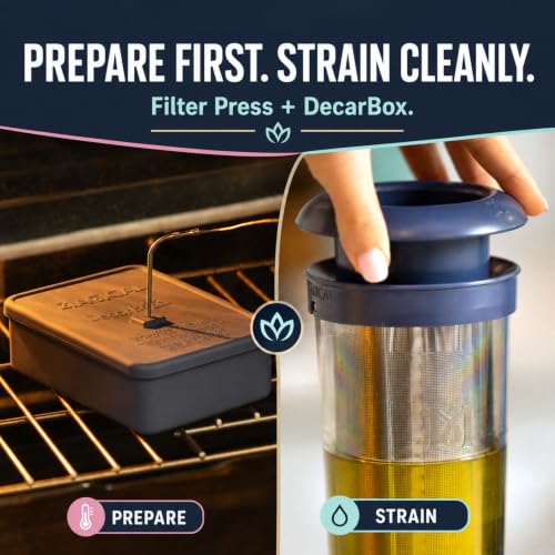 Magical Butter Filter Press & DecarBox Bundle - Decarb & Strain Kit for MB2e
