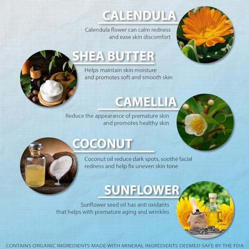 All Good Tinted Mineral Sunscreen Combo Pack SPF 30 Lotion & SPF 50 Butter - Reef Safe Water Resistant Broad Spectrum
