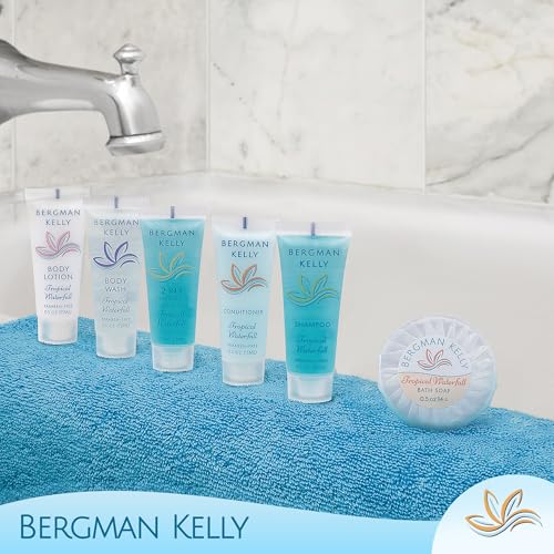 Bergman Kelly Hotel Soap Bars Bulk 0.5 oz Tropical Waterfall Scent Pack of 200