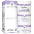 BeeFriendly Organic Corrective Cream, USDA Certified Face Moisturizer Rich Revitalizing Night Cream For Sensitive Skin Aids With Fine Lines, Wrinkles, Crows Feet, Eyes, Face, Neck 6 oz (3 Jars in box)