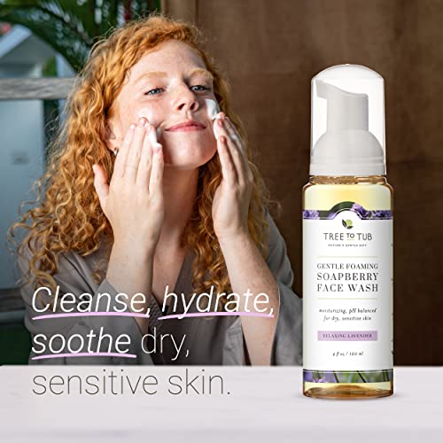 Tree To Tub Hydrating Face Moisturizer & Gentle Face Wash for Sensitive Dry Skin