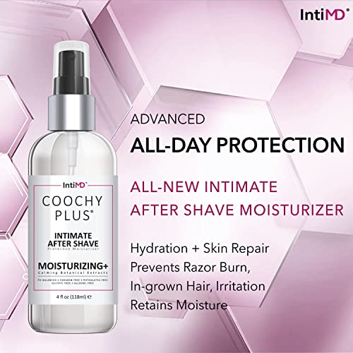 Intimate Shaving Kit for Women with Pre-Shave Oil & After Shave Mist - Hypoallergenic & Organic