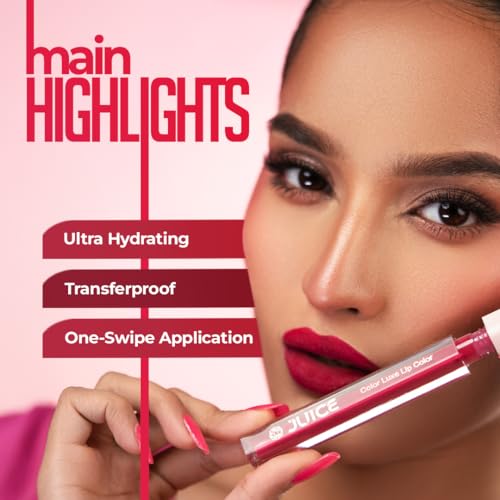 JUICE Cosmetics Matte Luxe Lipstick - Vitamin E Enriched, Smudge-Free With Bio Retinol, Moisturizing Lock Technology, Spf 15, Long-Lasting Alluring Nude - M11 2.5 ml Pack Of 1