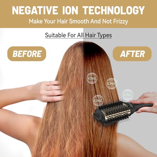 iMESA 4-in-1 Hot Air Brush Dryer Styler 1000W - Volumizer & Straightener