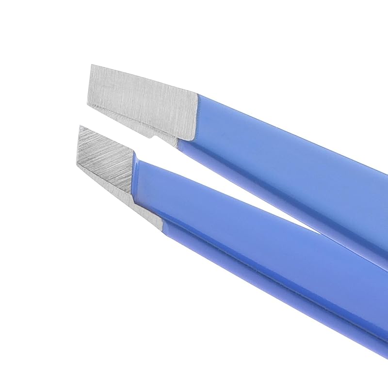 Tweezerman Slant Tweezer – Eyebrow Tweezers, Lapis Blue (Variation: Lapis Blue)