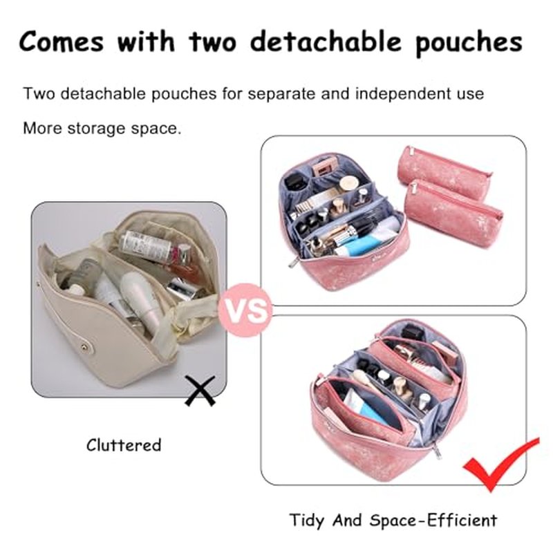 3C4G Butterfly Away Kids Travel Toiletries & Cosmetic Set with TSA Approved Travel Bottles, Girls Lip Gloss, Kids Nail Polish & More - Girls Makeup Bag, Travel Bottles for Toiletries by Make It Real
