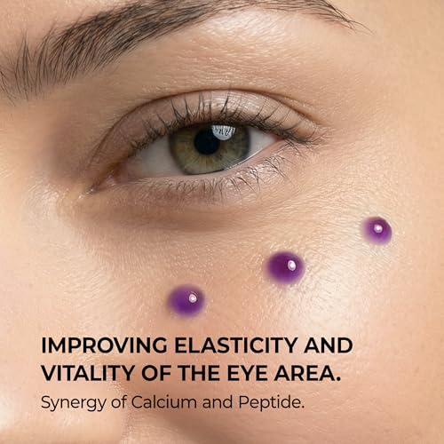 Calcium Bonding Eye Cream with Peptides - Firming Hydrating Eye Treatment - 0.51 Fl Oz (Pack of 1)