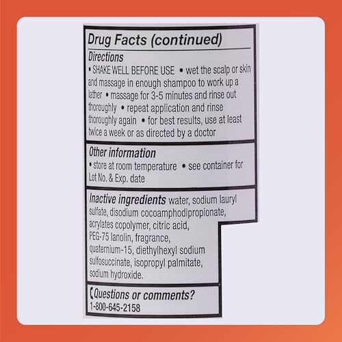 Medicated Dandruff Shampoo 4 Oz Pack of 10 for Men and Women - Seborrheic Dermatitis & Psoriasis Relief