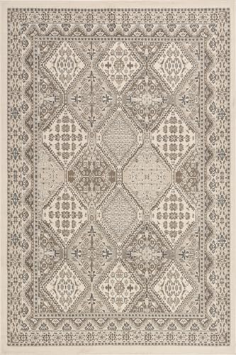 nuLOOM Becca Beige Medallion Power Loomed Area Rug 6'7" x 9' (7x9) Rectangular