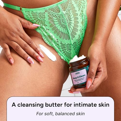 Keep It Clean by OYO Gentle Intimate & Pre-Shave Cleanser for Women, Bikini & Underarms, pH-Balanced, 120 mL (Variation: Keep It Clean Cleanser)