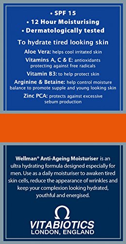 Anti-Ageing Moisturiser for Skin Care 50ml | Wellman by Vitabiotics