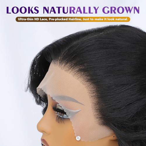 Felek 24 Inch Burgundy Synthetic Lace Front Wig 13x6 HD Transparent Lace Curly Style Variation of THIS listing