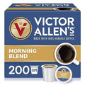 Victor Allen's Morning Blend Light Roast Coffee Pods - 200 Count for Keurig K-Cup Brewers
