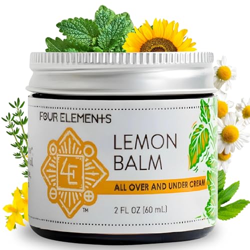 Herbal Lemon Balm Face & Body Cream with Shea Butter & Vitamin E - 2oz