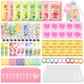 Firstfly 90Pcs Pink Spa Skincare Set for Kids & Teens - Party Favors, Masks, Lip Balm, Hand Cream, Stocking Stuffers