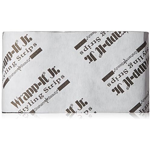 Graham Professional Beauty Wrapp-It Jr Styling Strips, Black