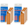 NUVADERMIS Silicone Scar Sheets - Extra Long Scar Sheets 2 Packs of 4 - Medium Tone for C-Section Tummy Tuck Keloid Surgical Scars