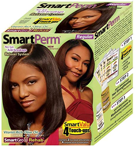 Smartperm Smart Perm No-Lye Kit 4 Touch Up (Pack of 2) - Neutral Scent - Regular - All Hair Types