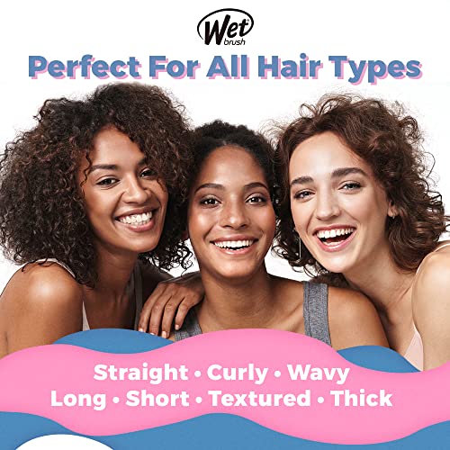 Wet Brush Original Detangler Brush - Shimmering Sky, Fantastic Dusk - All Hair Types - Ultra-Soft Intelliflex Bristles Glide Through Tangles With Ease - Pain-Free Comb For Men, Women, Boys And Girls