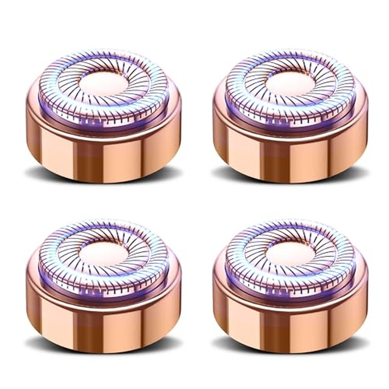 Flawless Replacement Heads Gen 2 - Replacement Heads for Flawless Facial Hair Remover - Replacement Blades for Finishing Touch Flawless Hair Removal 4 Counts