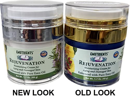 Emu Oil Rejuvenation Skin Cream - Natural Anti-Aging Moisturizer 1.7 oz