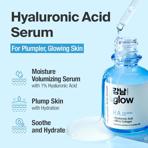 Skin-Moisturizing Solution Duo - Multi-Peptide Toner for Face 5.07fl oz & Hyaluronic Acid Serum 1.01fl oz I Korean Skincare I Special Gifts for Women