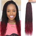 Senegalese Twist Crochet Hair 14 Inch Pre-Looped Braids for Black Women - 20 Strands per Pack