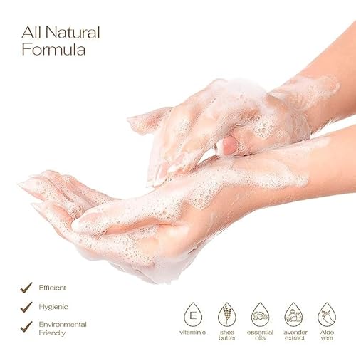 Foaming Hand Soap Pack of 10 - Moisturizing Hand Soap with Aloe Vera and Essential Oils - Alcohol-Free Hand Wash in Citrus Blend, Lemon, Orange, Lime, Grapefruit, Black Cherry Fragrances & More, Scented Hand Wash for Kitchen or Bathroom