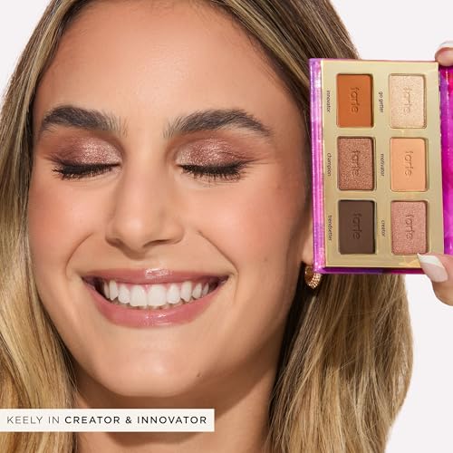 Mini Eyeshadow Palette with Neutral & Bronze Shades - Longwear & Cruelty-Free