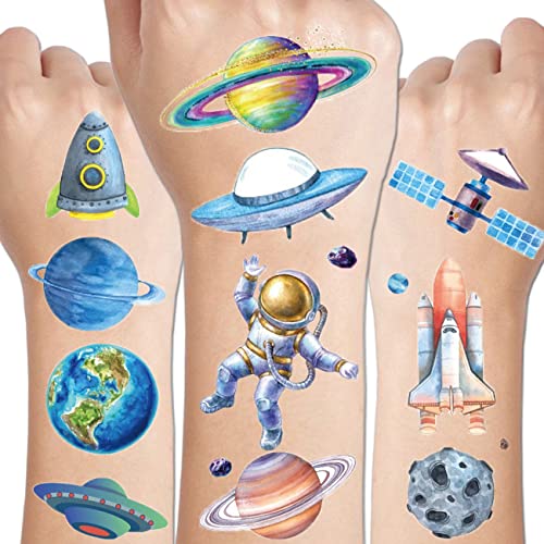 Multicolor Tween Tattoo Mega Value Pack Favors - 12.125" x 8" (120 Pc) - Exciting & Unique Variety Designs - Vibrant Temporary Tattoos for Kids & Teens