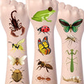 Bug Temporary Tattoos Bulk - 200+ Bug Insect Tattoos Stickers Bug Birthday Party Decorations Favors Supplies Spiders Bee Butterfly Bug Insect Fake Tattoos