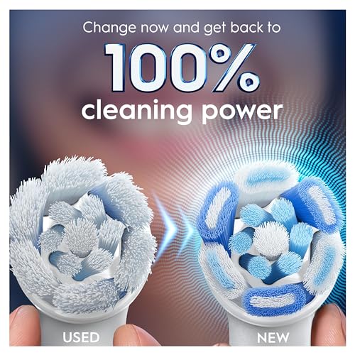 Oral-B Ultimate Clean Replacement Brush Heads Pack of 8 for Oral B iO Electric Toothbrushes - White Variation