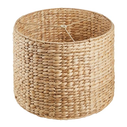 Natural Water Hyacinth Drum Lamp Shade 16 Inch Water Hyacinth Pattern - Aspen Creative