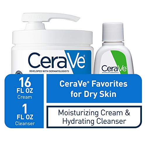 CeraVe Moisturizing Cream & Hydrating Facial Cleanser Set - 17 Ounce